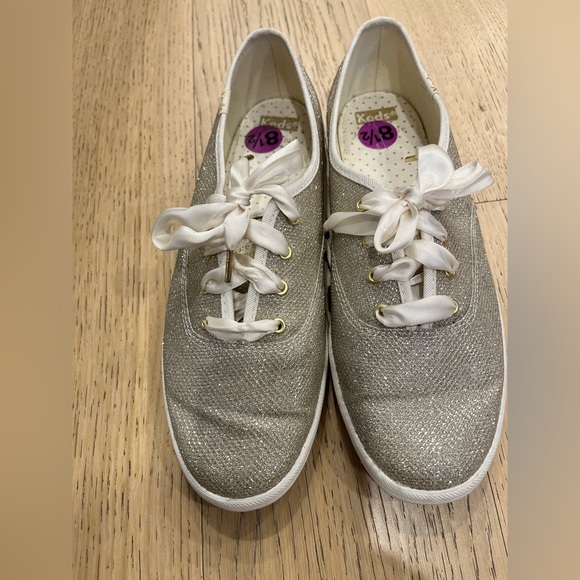 Kate Spade ♠️ Keds sneakers Rose gold size 8.5 US - Picture 13 of 17